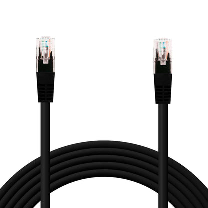 Cable Ethernet Cat.6 de 0,30m Cable de Red UTP AWG24 Negro 1Gbps 250MHz con Conector RJ45, Compatible con PC PS5 PS4