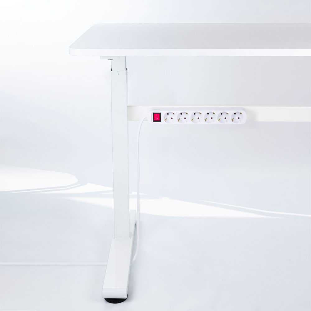 NANOCABLE Regleta de Enchufe con interruptor de 6 tomas,  250V color Blanco cable 1,4 m