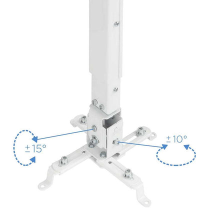 TooQ Soporte de techo inclinable para proyector, hasta 20 Kg