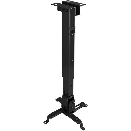 TooQ Soporte de Techo Regulable para Proyector (Hasta 20 kg de Peso)Color Negro