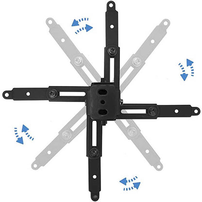 TooQ Soporte de Techo Regulable para Proyector (Hasta 20 kg de Peso)Color Negro