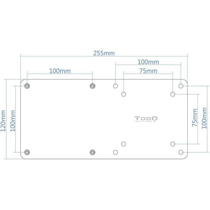 Soporte VESA Metálico para Mini PC/NUC/Barebone, Color Negro