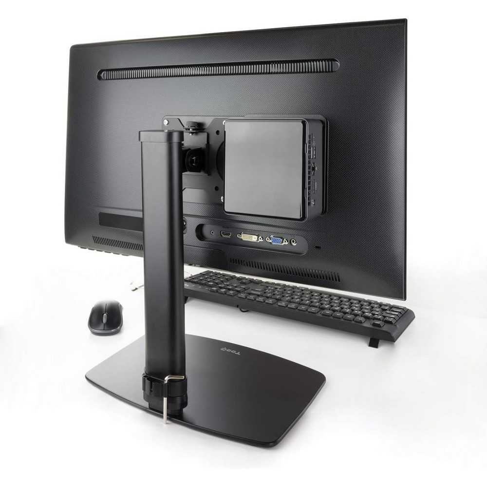 Soporte VESA Metálico para Mini PC/NUC/Barebone, Color Negro