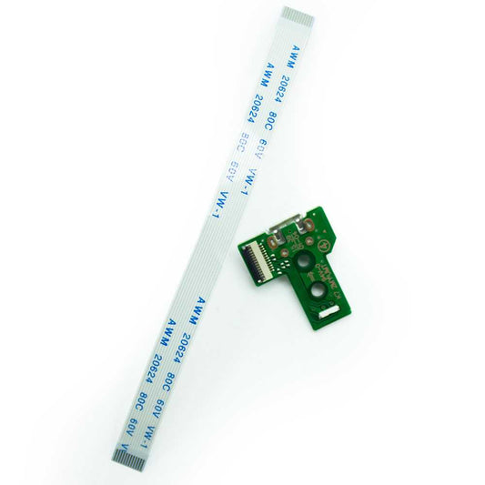 Placa Conector de Carga Puerto Micro USB para Mando PS4 JDS 030 DS Gamepad Board + Cable flex