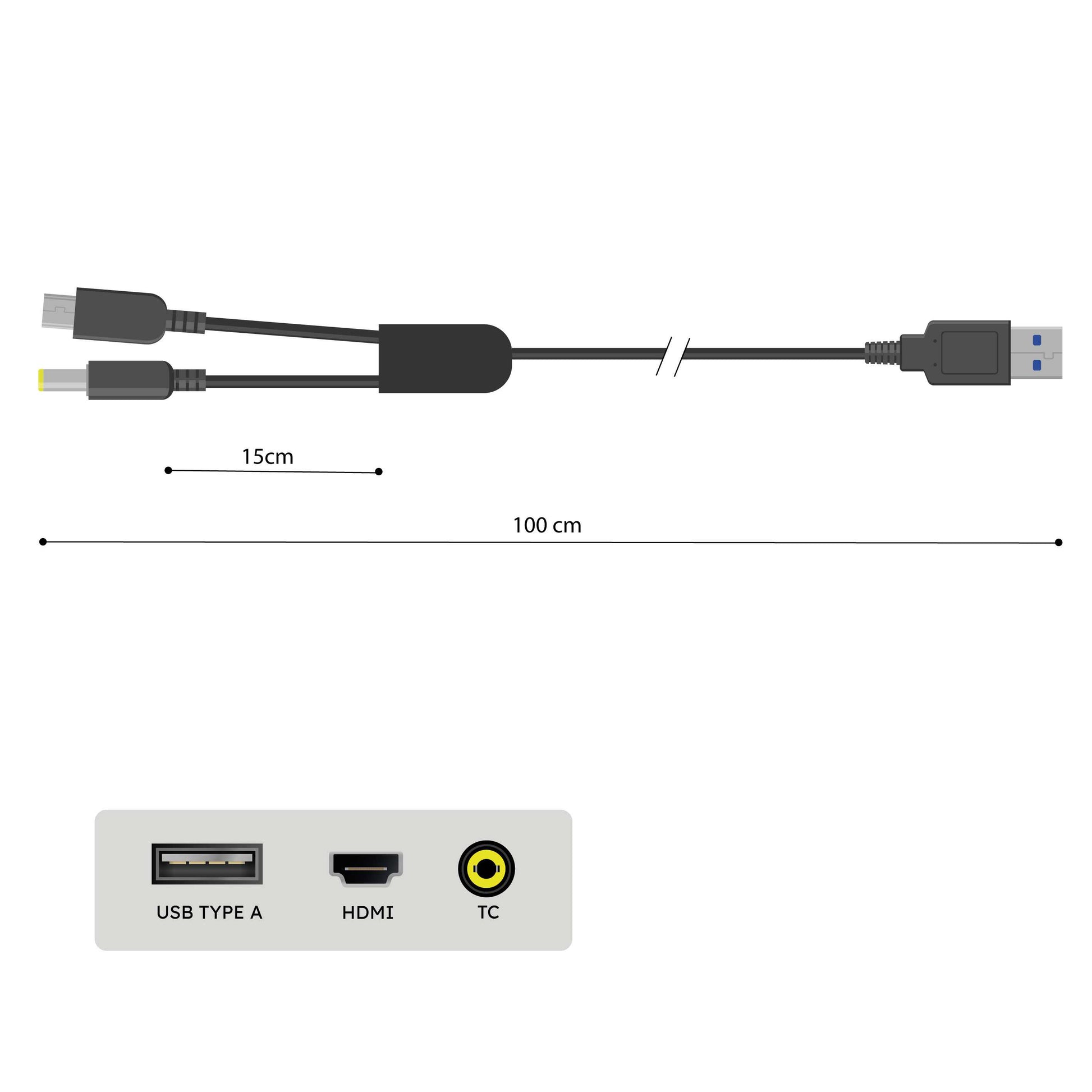 OcioDual Cable USB 2 en 1, Cargador PSP, Cable Cargador Compatible con Sony PSP 3000, 2000, 1000, Cable de Carga y Transferencia