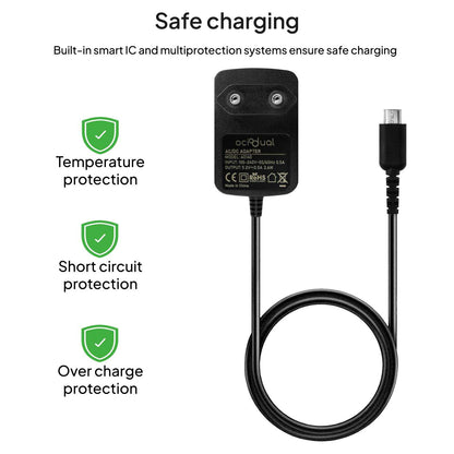 Cargador para Consola DS Lite, Fuente de Alimentación Adaptador AC Compatible con Nintendo DS Lite, Adaptador de Pared