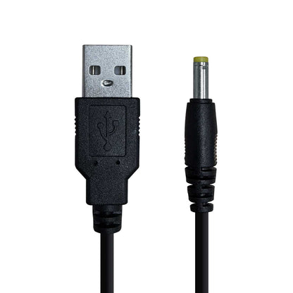 Cable Cargador USB DC Cable de Carga Compatible con PSP 1000 PSP 2000 PSP 3000, Altavoces, Camaras de Seguridad, Cargador