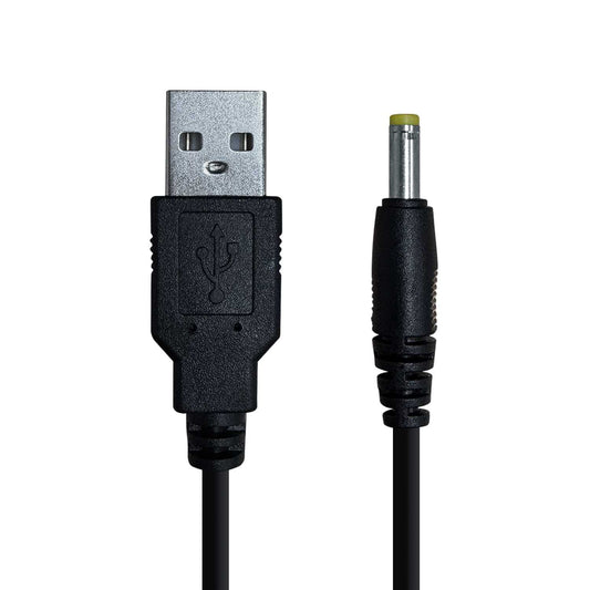 Cable Cargador USB DC Cable de Carga Compatible con PSP 1000 PSP 2000 PSP 3000, Altavoces, Camaras de Seguridad, Cargador