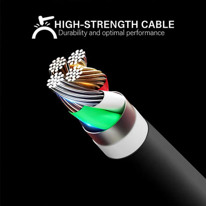 Cable Cargador USB DC Cable de Carga Compatible con PSP 1000 PSP 2000 PSP 3000, Altavoces, Camaras de Seguridad, Trenzado