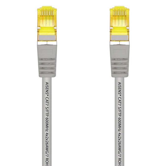 Aisens Cable de Red Cat.7 600Mhz LSZH SFTP PIMF RJ45, Gris, 25cm