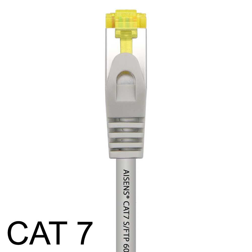Aisens Cable de Red Cat.7 600Mhz LSZH SFTP PIMF RJ45, Gris, 25cm