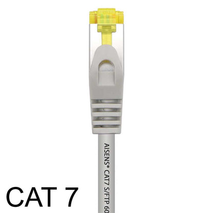 Aisens Cable de Red Cat.7 600Mhz LSZH SFTP PIMF RJ45, Gris, 25cm