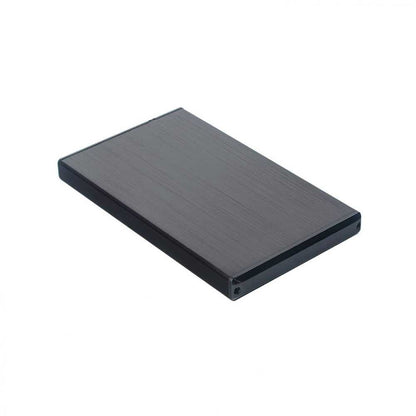 Caja Externa 2,5″ Discos Duros 9,5mm SATA I, II y III a USB 3.0/USB 3.1 GEN1, Aluminio, indicador LED,Negra