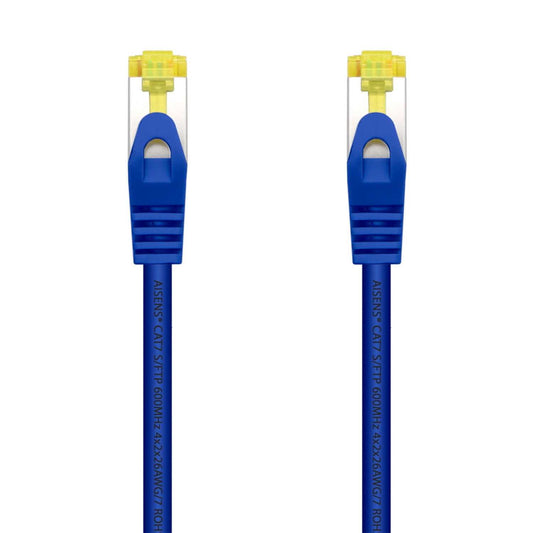 Aisens Cable de red latiguillo RJ45 LSZH Cat.7 600 MHz S/FTP PIMF AWG26, azul, 2.0m