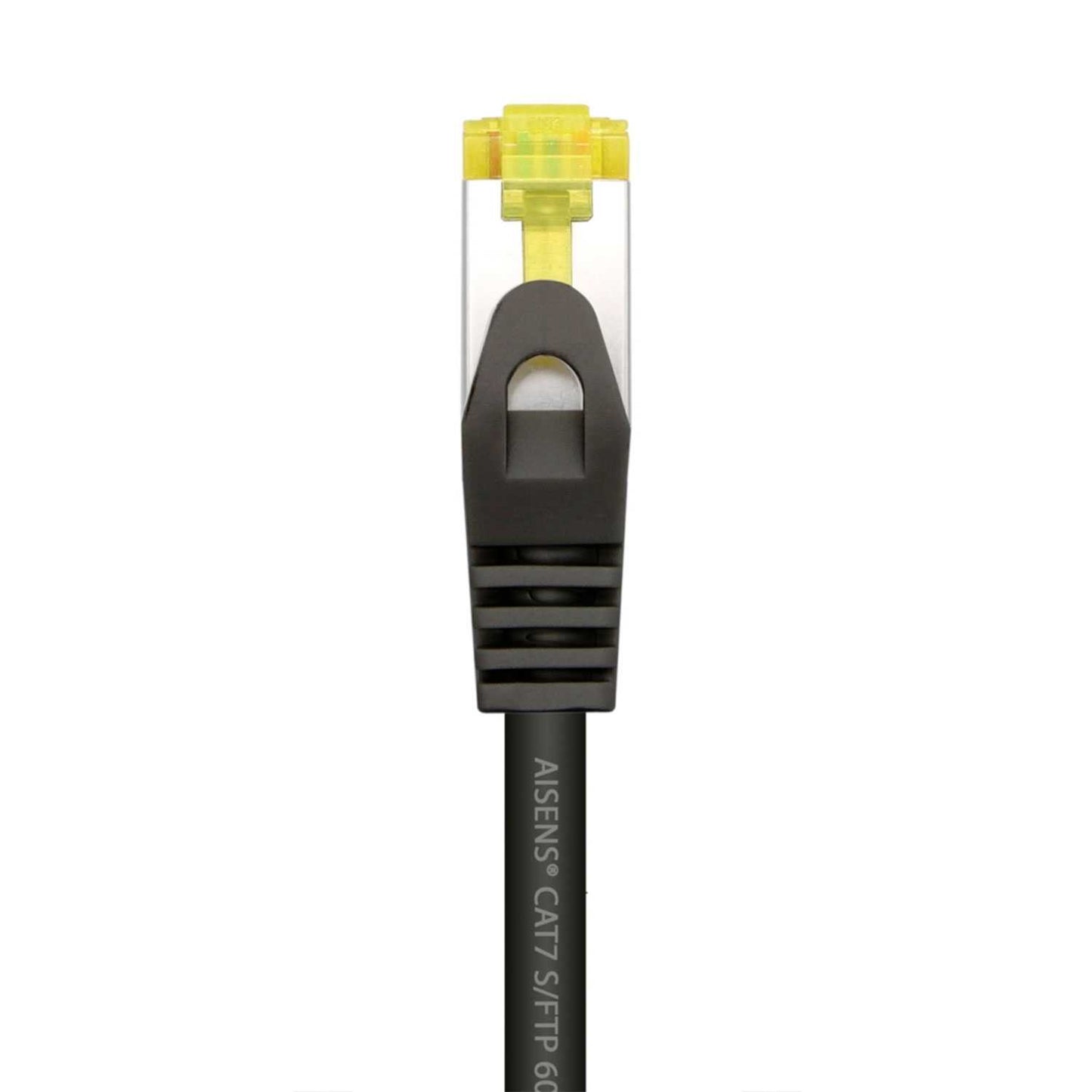 Aisens Cable de Red Latiguillo RJ45 LSZH Cat.7 600 MHz S/FTP PIMF AWG26, Negro, 0.5m