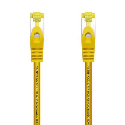 Aisens Cable de Red RJ45 LSZH Cat.7 600 MHz S/FTP PIMF AWG26, Amarillo, 2m