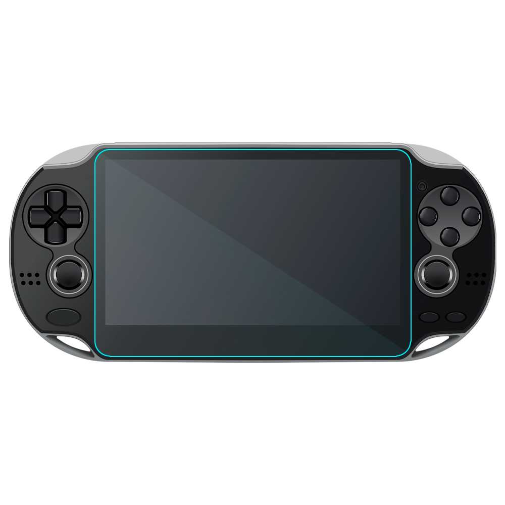 Protector de Pantalla Plástico PET Compatible con Consolas PSVita PHC-1000 Vita Slim 2000 Lámina Protectora Film