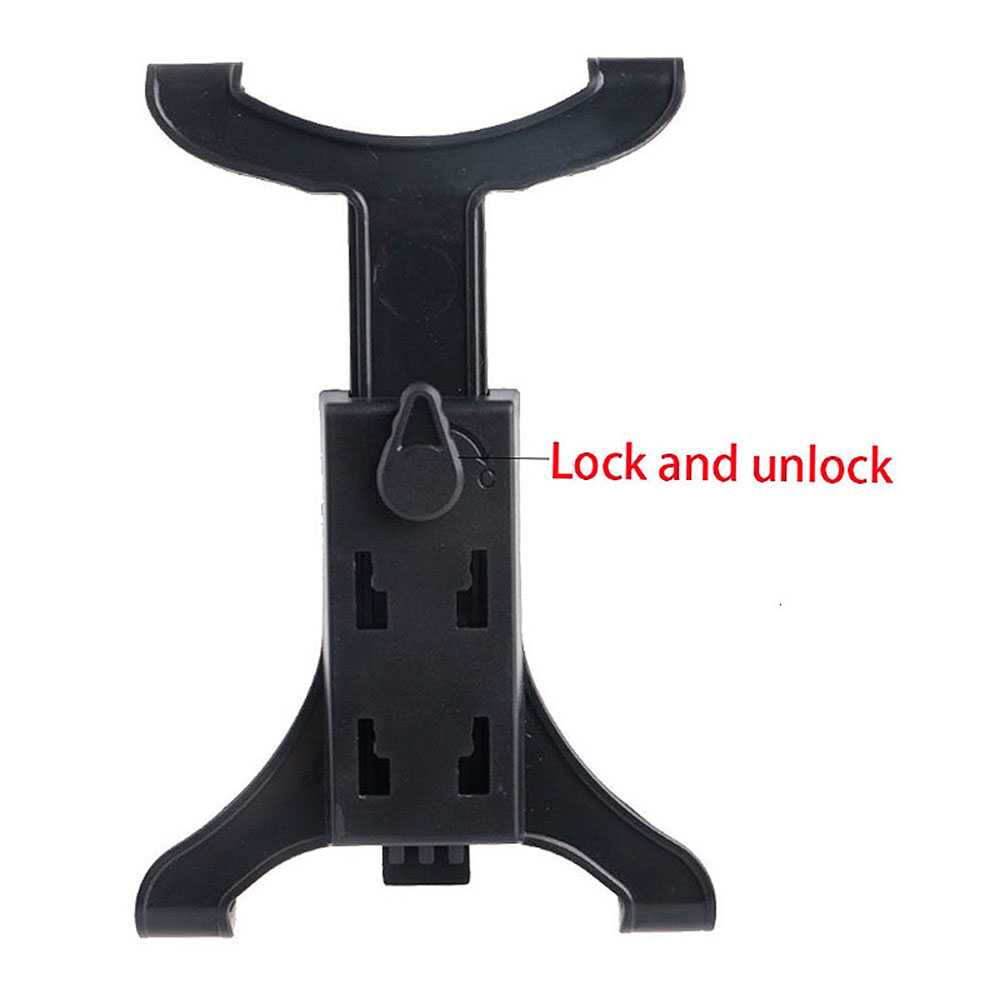 Soporte Reposacabezas Coche Universal para Tablets de 7 8 9 10 11 Pulgadas Negro Fijador Ajustable Regulable Asiento