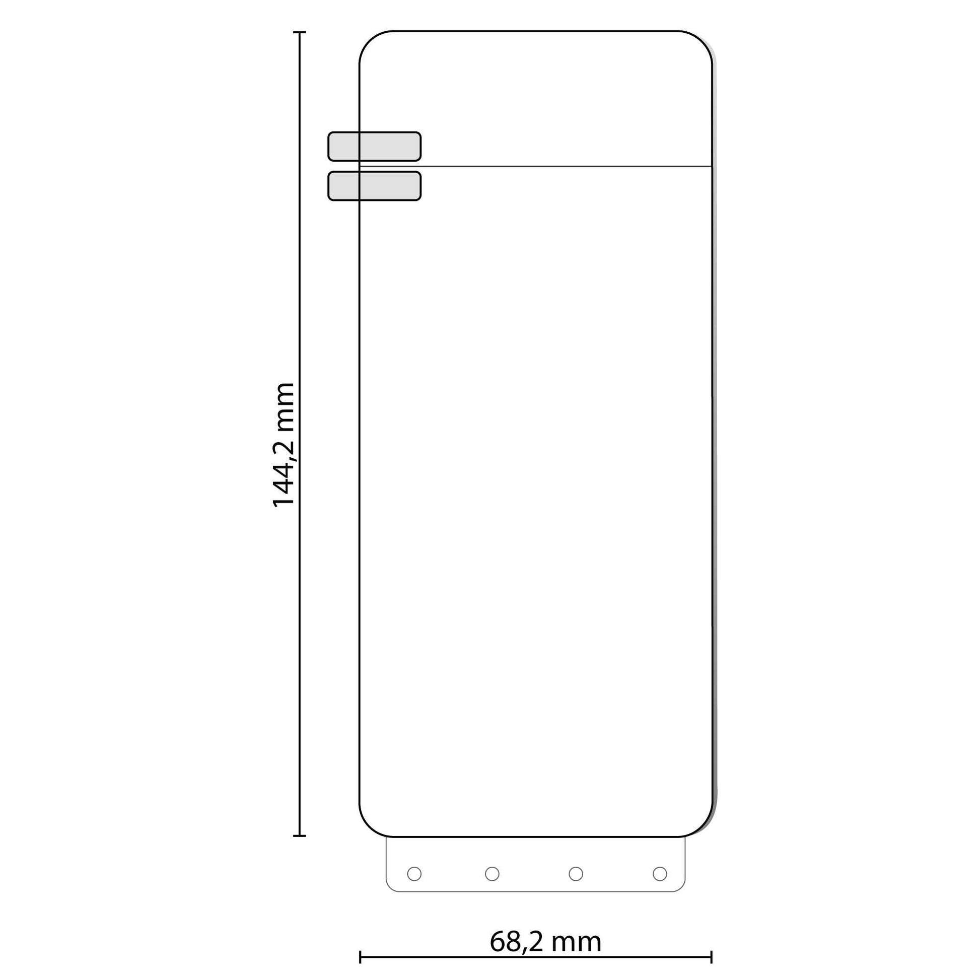 Protector Completo de Pantalla Hidrogel Compatible con iPhone 14 Lámina Película Protectora Antiarañazos Antihuellas