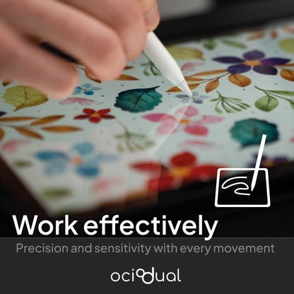 OcioDual Stylus Pen, Lapiz para Tablet, Compatible con iPad 2018 o Superior, Lápiz para Tablet con 3 Puntas, Rechazo de Palma,