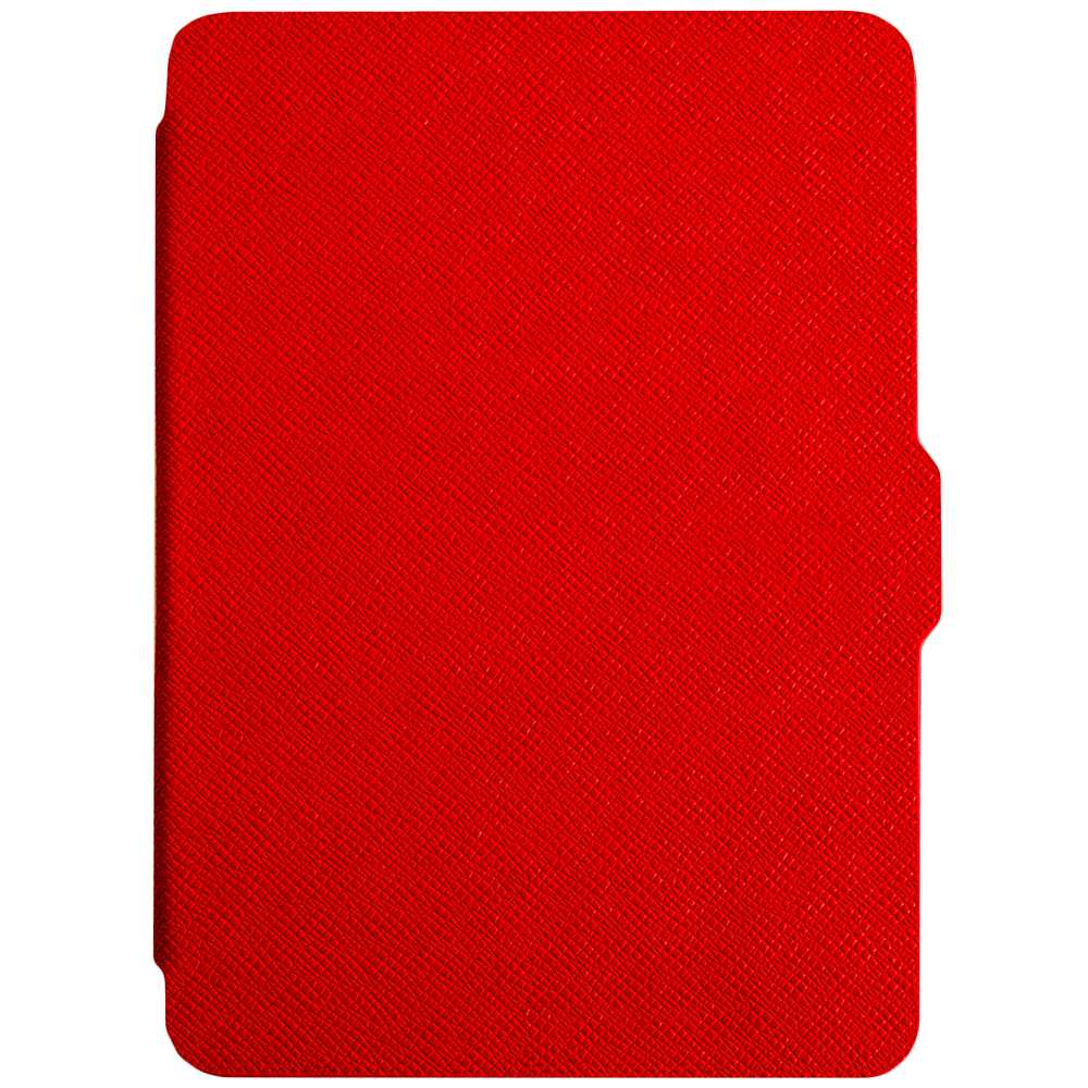 Funda Con Tapa Cierre Magnético Cuero Sintetico para Kindle Paperwhite 3/2/1 G.7/6/5 Roja