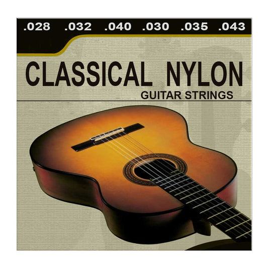 Lote De 6 Cuerdas para Guitarra Clasica Española Classical Nylon Musica GF80310