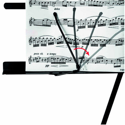 Atril Musica, Tripode, Atril Partituras, Soporte Portatil, Atril Plegable con Bolsa de Transporte, Orquesta, Faristol