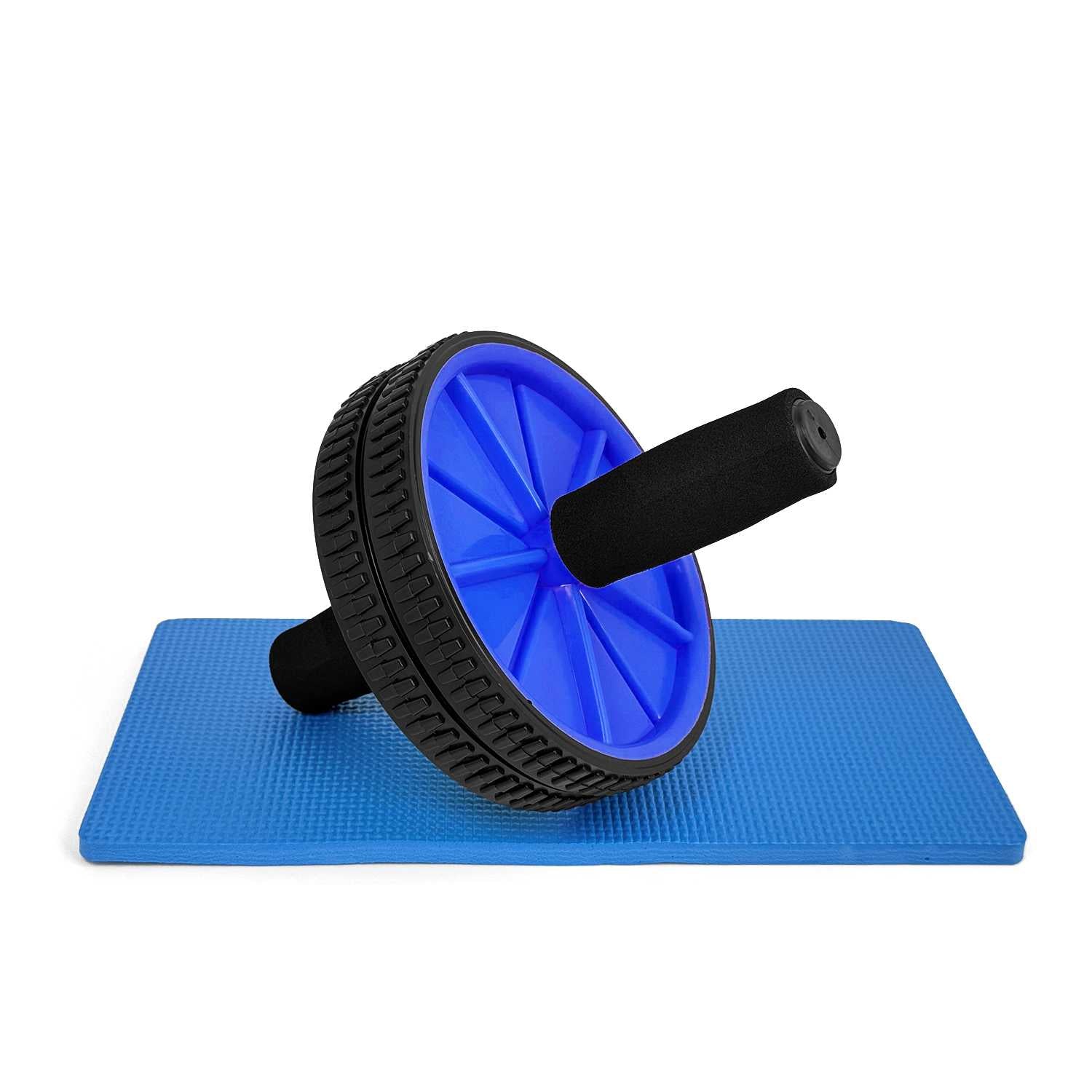OcioDual Rueda Abdominal, Rodillo Abdominales, Rueda Abdominales con Mango, Ejercicio en Casa, Gym en Casa, Core, Flexibilidad y