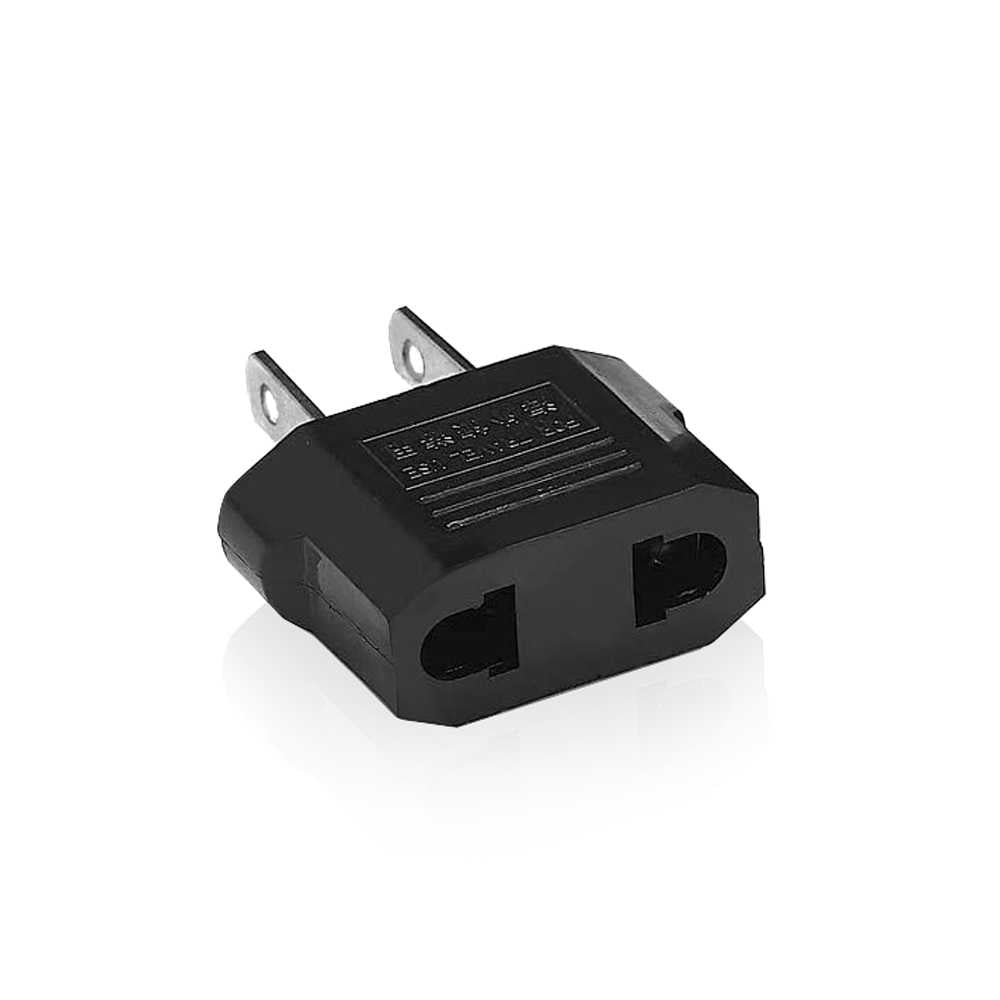 2x Adaptador Conversor Enchufe Clavija Europeo EU Europa a Americano US USA EEUU Mexico China