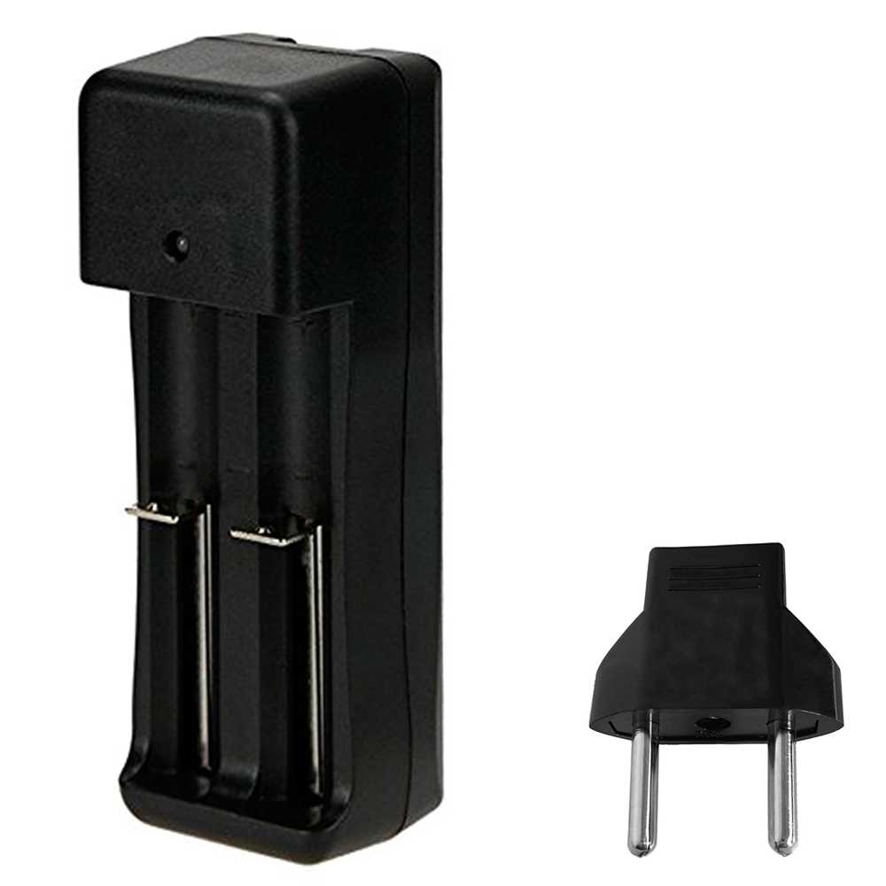 Cargador 2 baterias 18650 linternas powerbank juguete pilas recargables