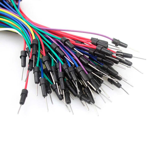 65x CABLE JUMPER macho protoboard arduino pic solderless breadboard wire cables