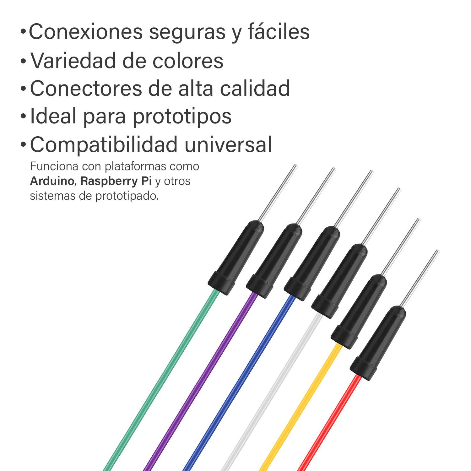 65x CABLE JUMPER macho protoboard arduino pic solderless breadboard wire cables