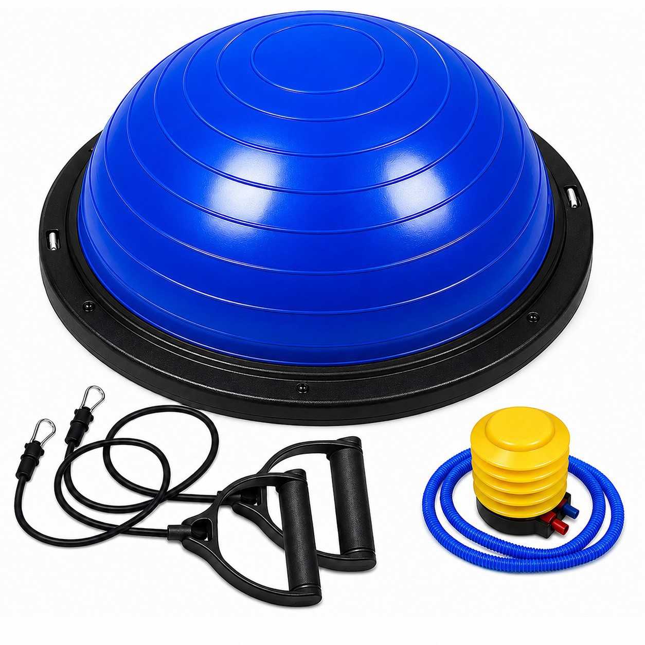 Entrenador de Equilibrio 58cm Azul Bos Balance Trainer Fitball Pelota de Gimnasia Pilates Up con Inflador Unisex Adulto