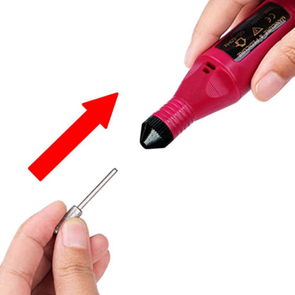 Kit Manicura Pedicura Torno Pulidor Uñas Lima 6 en 1 Velocidad Ajustable