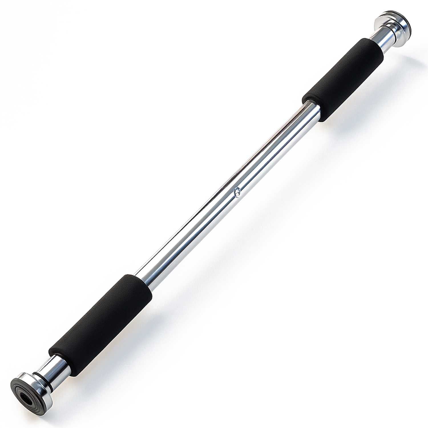 Barra Dominadas con Tornillos Incluidos, Soporta hasta 100kg, Gym, Ejercicio en Casa, Barra Dominadas Pared Plata, Calistenia,