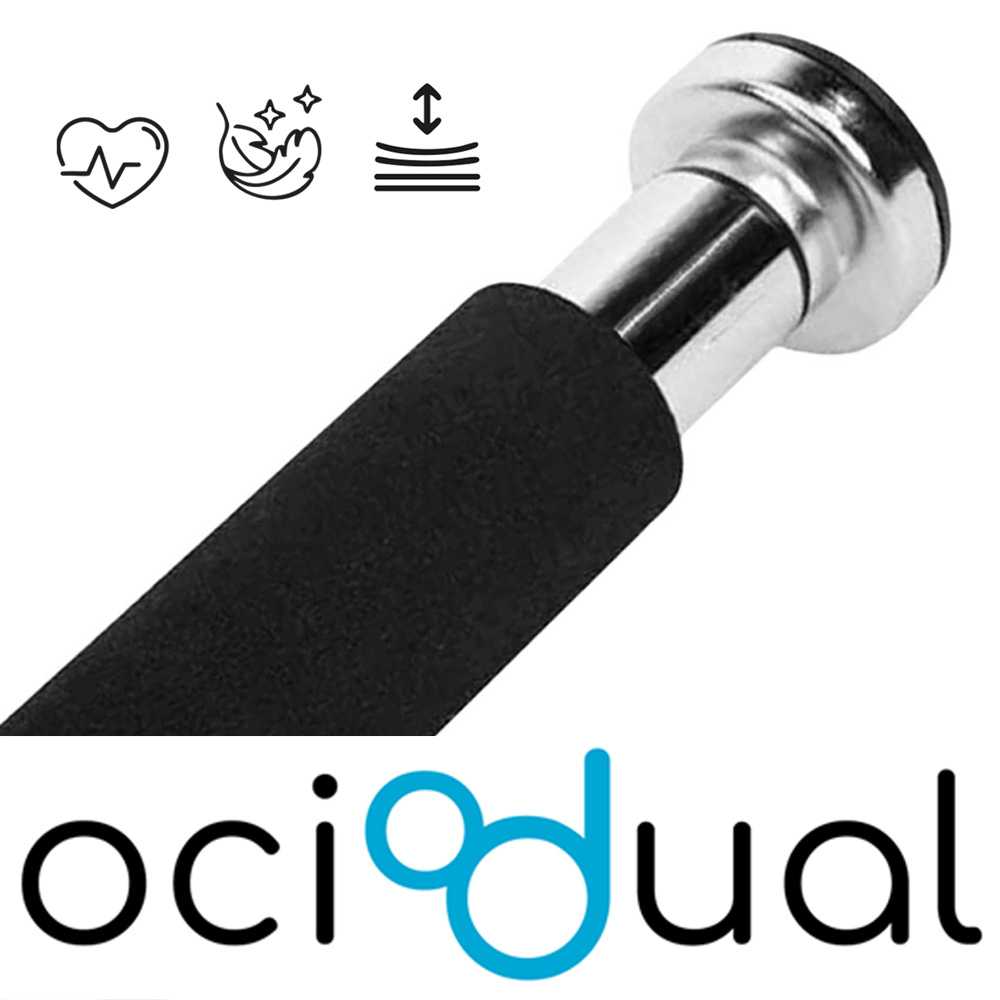 Barra Dominadas con Tornillos Incluidos, Soporta hasta 100kg, Gym, Ejercicio en Casa, Barra Dominadas Pared Plata, Calistenia,