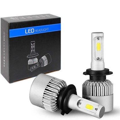 2x Bombillas S2H7 LED para Faro de Coche 6500K