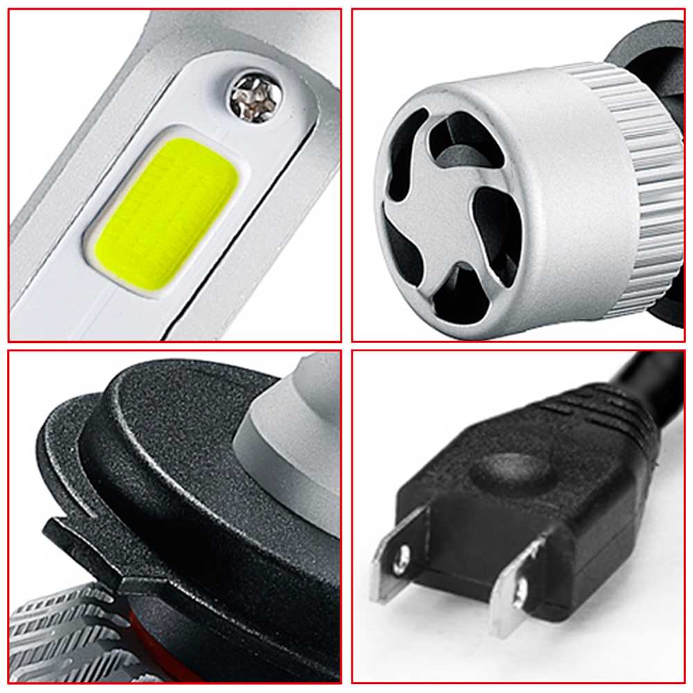2x Bombillas S2H7 LED para Faro de Coche 6500K