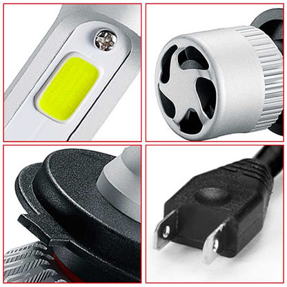 2x Bombillas S2H7 LED para Faro de Coche 6500K