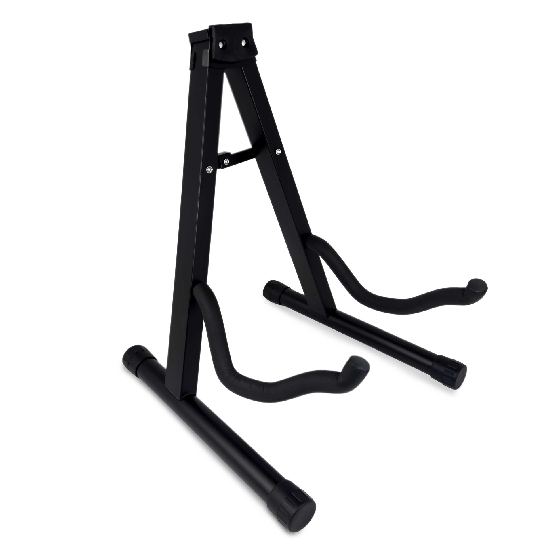 Soporte Universal Plegable de Suelo Metálico para Guitarra Acústica Eléctrica Clásica Española Tacos Goma Negro