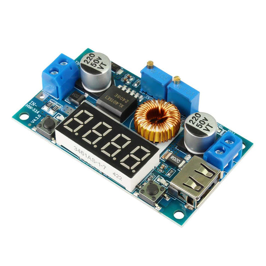 Convertidor Regulador de Voltaje Voltimetro DC 5A 75W Step Down Arduino XL4015