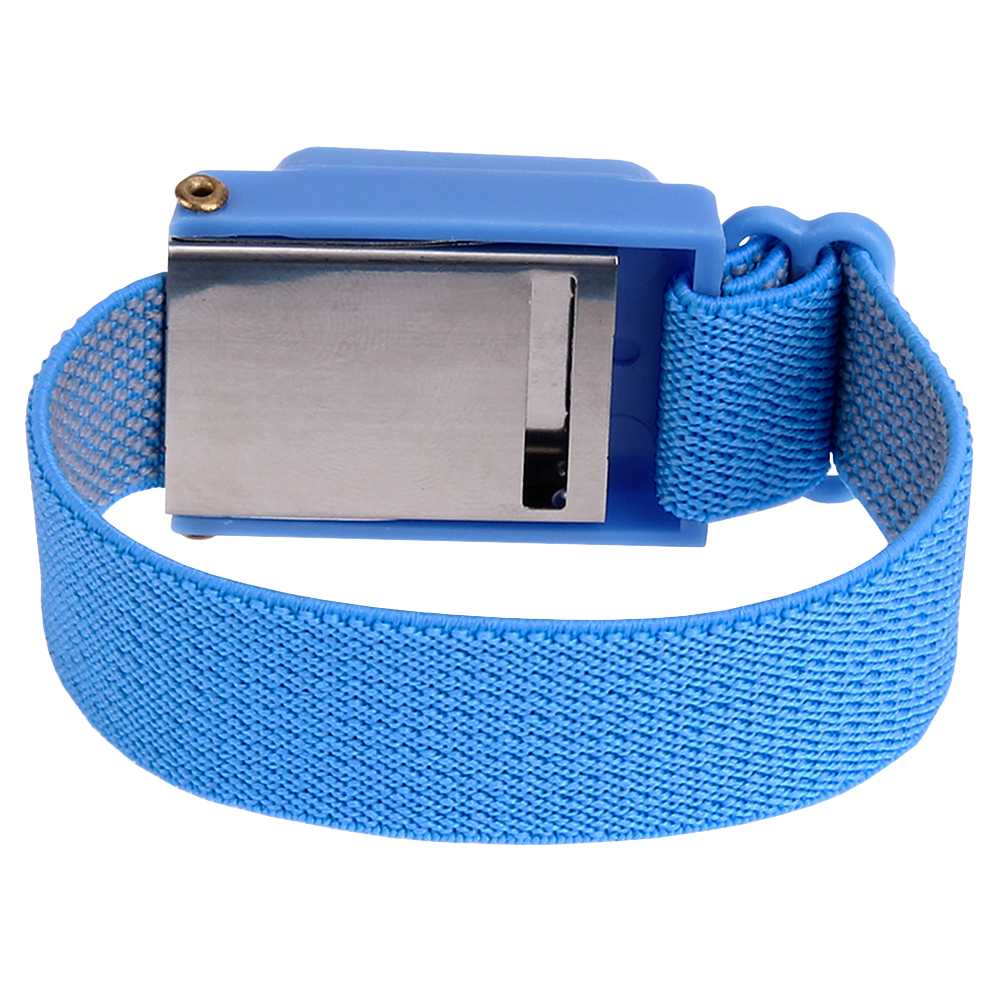 Pulsera Anti Estatica Ajustable sin Cables Wireless Aislante Electronica Azul