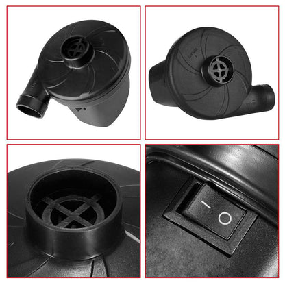 OcioDual Inflador Colchon Hinchable, Bomba para Inflar Piscina, Hinchador Colchon Hinchable, 240V AC, 12V DC Hinchador