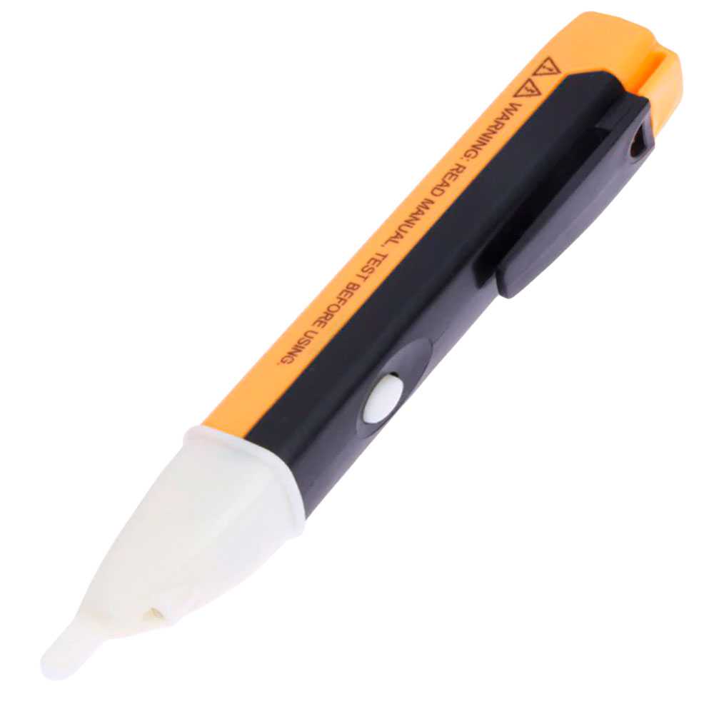 Bolígrafo Detector de Voltaje sin Contacto con LED Medidor Probador 90-1000 V AC Comprobador Tensión Tester Electrico