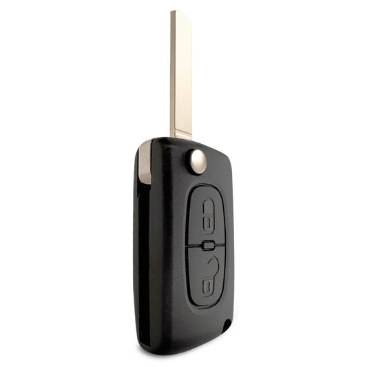 Mando Llave 2 Botones Funda Carcasa CE0536 VA2 Key Case para Peugeot 206 207 306 307 308 407 607 806 Citroen C2 C3 C4 C5 C6 Flip
