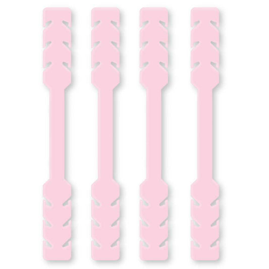 4 Salva Orejas Extensores Elásticos Flexibles Rosas para Mascarilla Alargadores Ajustables Antipresión Ganchos de Goma