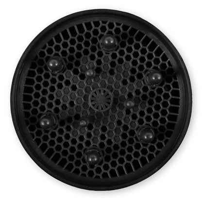 Difusor para Secador de Pelo Negro Accesorio Silicona Goma Flexible Plegable Resistente al Calor Profesional Cabello