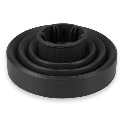 Difusor para Secador de Pelo Negro Accesorio Silicona Goma Flexible Plegable Resistente al Calor Profesional Cabello