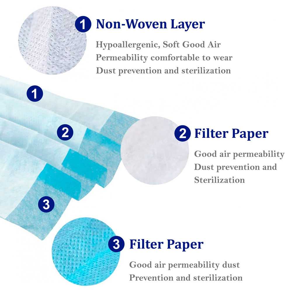 Mascarillas quirúrgicas IIR club nautico 10 unidades - 3 capas - eficacia de filtración bacteriana 98%