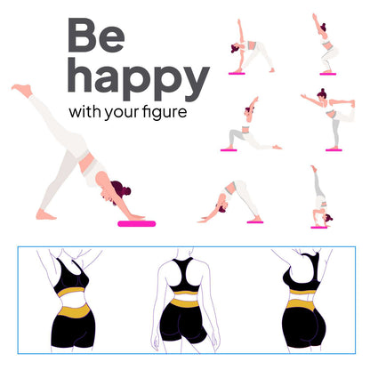 Cojín Hinchable Rosa Disco con Bomba Goma PVC para Fitness Yoga Pilates Coordinación Rehabilitación Equilibrio